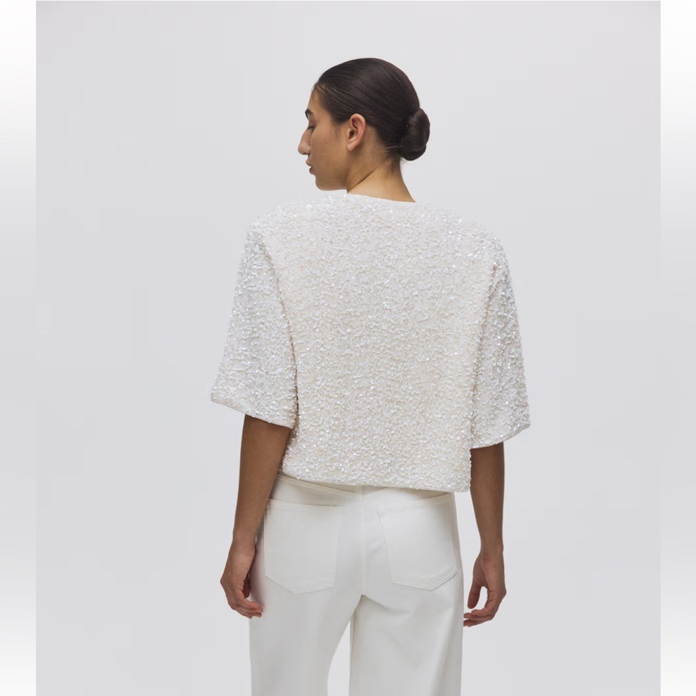 Size Medium Sequined Top - Picture 2 of 6